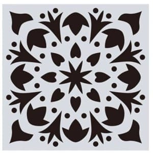 Mandala 8by8 inch stencils (Design 4)