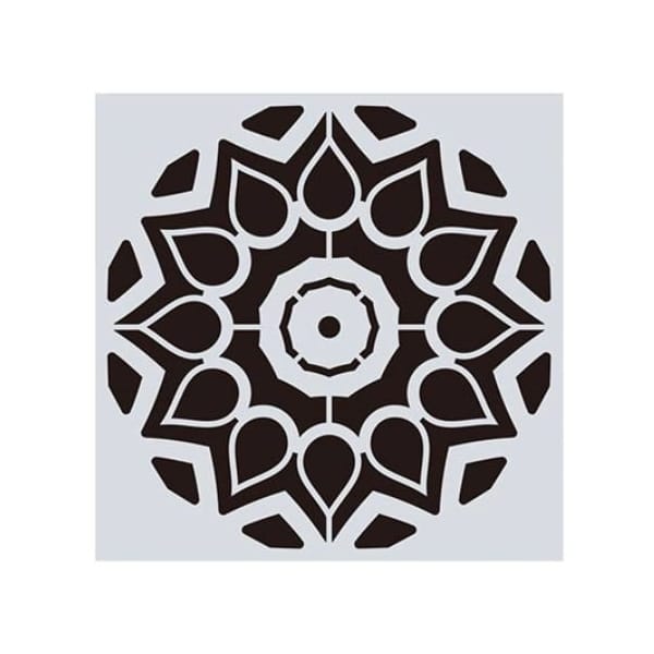 Mandala 8by8 inch stencils (Design 5)