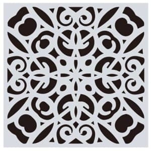 Mandala 8by8 inch stencils (Design 6)