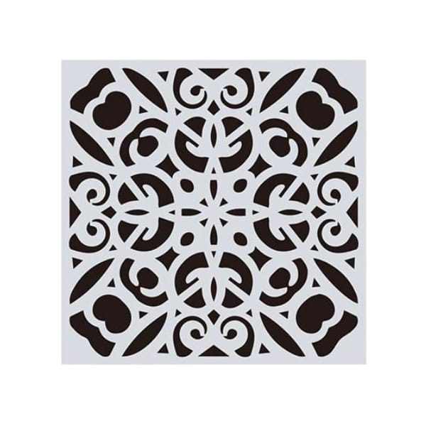 Mandala 8by8 inch stencils (Design 6)