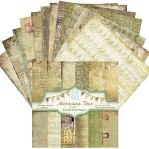 Attractive Time (Pack of 24 sheets) - 6 by 6 inch