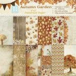 Autumn Garden (Pack of 24 sheets) - 6 by 6 inch