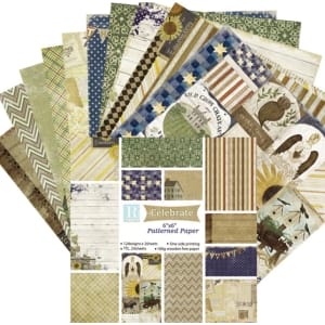 Celebrate (Pack of 24 sheets) - 6 by 6 inch