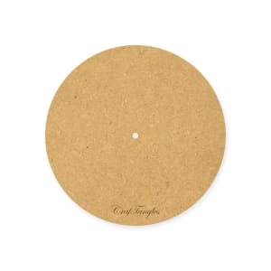 CrafTangles 10 inch 5 mm thick MDF Circle Clock Base