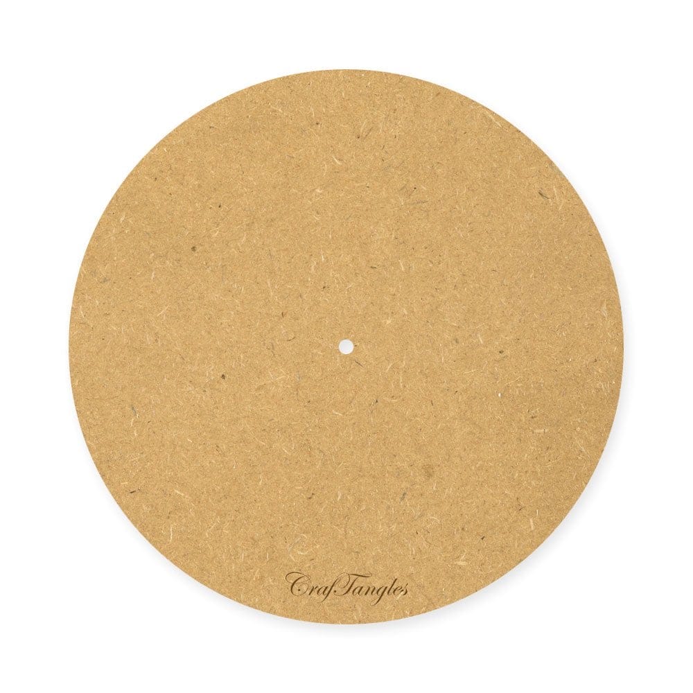 12 inch MDF Circle Clock Base CrafTangles 5mm Clock base 12Inches CrafTangles 12 inch 5 mm thick MDF Circle Clock Base