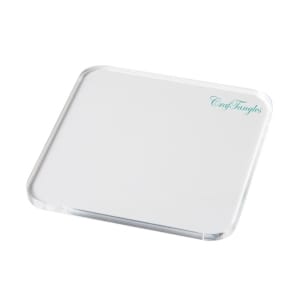 CrafTangles Clear Acrylic Coasters (4 pcs) - Rounded Squares
