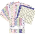 Flower Garden (Pack of 24 sheets) - 6 by 6 inch