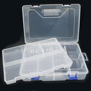 Plastic box with 20 compartments