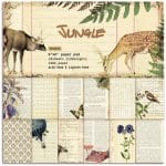 Jungle (Pack of 24 sheets) - 6 by 6 inch
