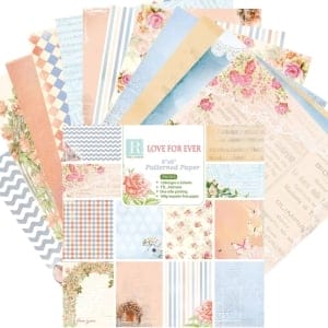 Love for Ever (Pack of 24 sheets) - 6 by 6 inch
