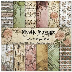 Mystic Voyage (Pack of 24 sheets) - 6 by 6 inch