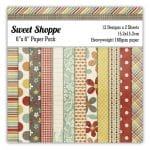 Sweet Shoppe (Pack of 24 sheets) - 6 by 6 inch