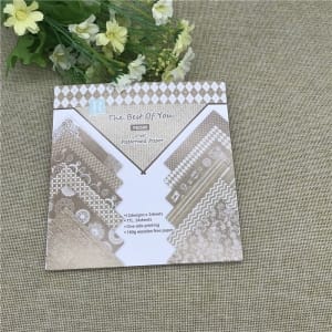 The Best of You (Pack of 24 sheets) - 6 by 6 inch