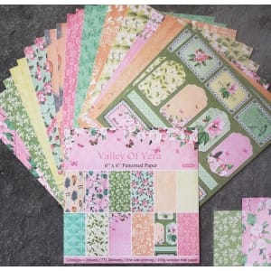 Valley of Vera (Pack of 24 sheets) - 6 by 6 inch
