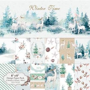 Winter Time (Pack of 24 sheets) - 6 by 6 inch
