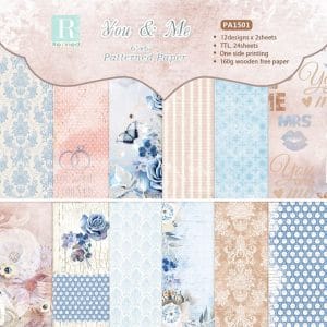 You and Me (Pack of 24 sheets) - 6 by 6 inch