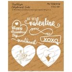 CrafTangles Chipboard Cuts - My Valentine