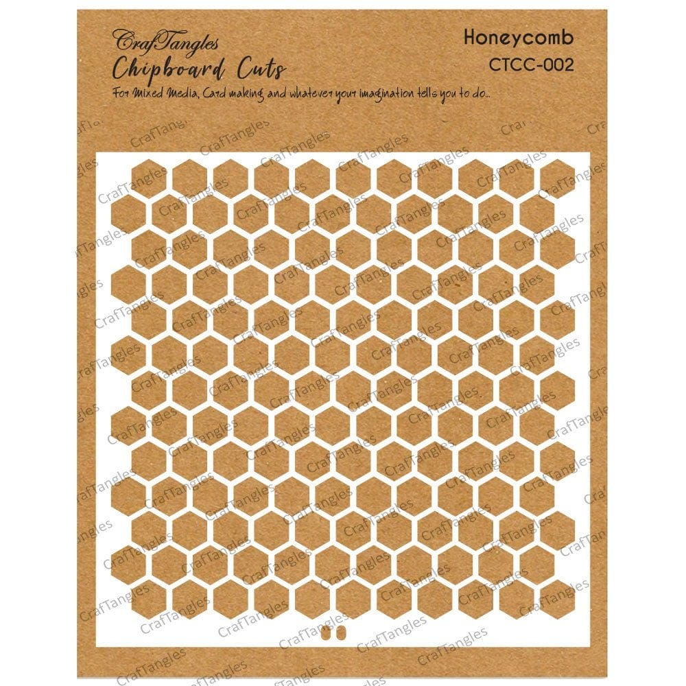 CrafTangles Chipboard Cuts - Honeycomb