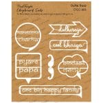 CrafTangles Chipboard Cuts - DulheRaja (Groom)