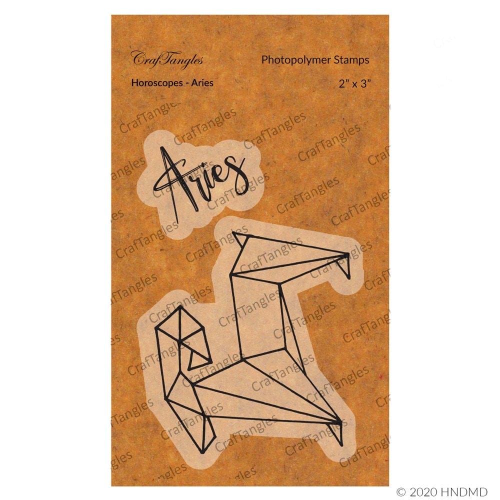 CrafTangles Photopolymer Stamps - Horoscopes - Aries 115 Horoscopes Aries CrafTangles Photopolymer Stamps - Horoscopes - Aries