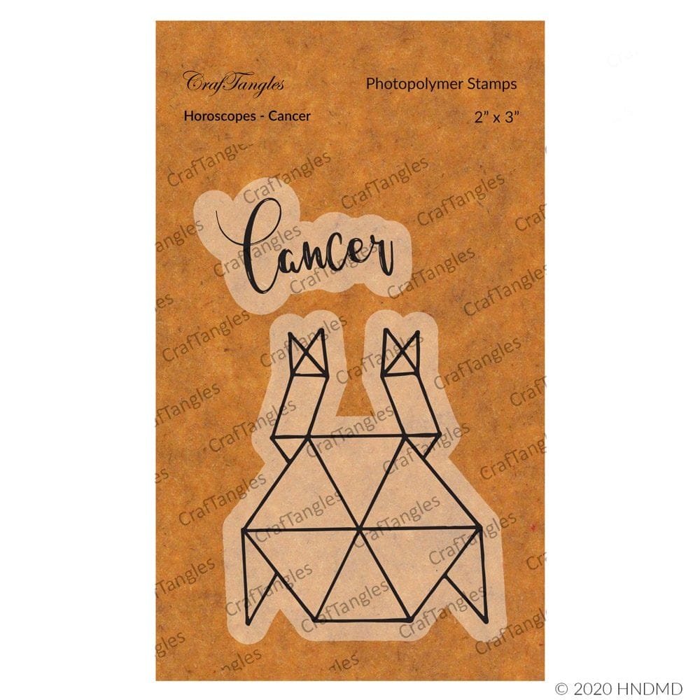 CrafTangles Photopolymer Stamps - Horoscopes - Cancer 116 Horoscopes Cancer CrafTangles Photopolymer Stamps - Horoscopes - Cancer