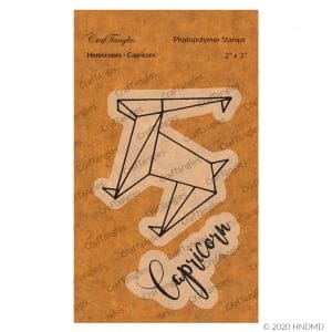 CrafTangles Photopolymer Stamps - Horoscopes - Capricorn