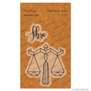 CrafTangles Photopolymer Stamps - Horoscopes - Libra