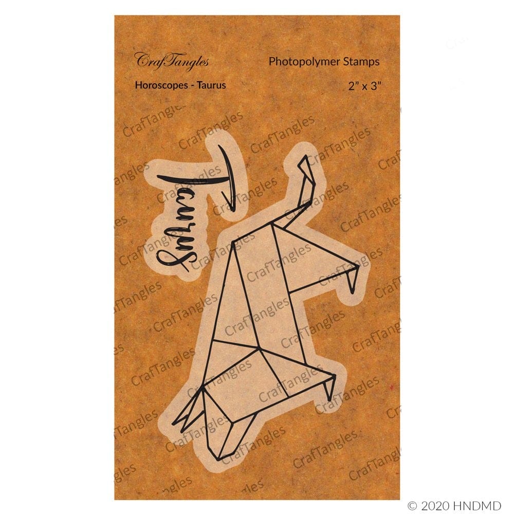 CrafTangles Photopolymer Stamps - Horoscopes - Taurus 124 Horoscopes Taurus CrafTangles Photopolymer Stamps - Horoscopes - Taurus
