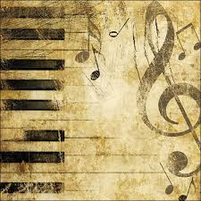 A pack of 12 by 12 inch German Decoupage Napkins ( 5 pcs ) - Piano