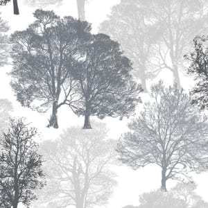 German Decoupage Napkins (5 pcs) - Skeleton Trees Grey