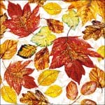 German Decoupage Napkins (5 pcs)  - Leaves (13311095)
