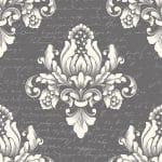 German Decoupage Napkins (5 pcs)  - Barok Grey