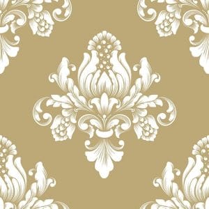 German Decoupage Napkins (5 pcs) - Barok Gold