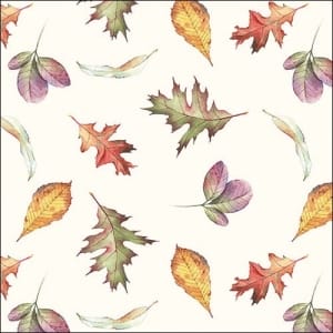 German Decoupage Napkins (5 pcs) - Falling Leaves
