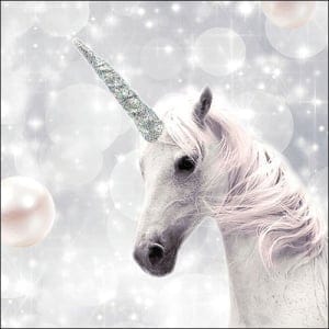 German Decoupage Napkins (5 pcs) - Unicorn (13312440)