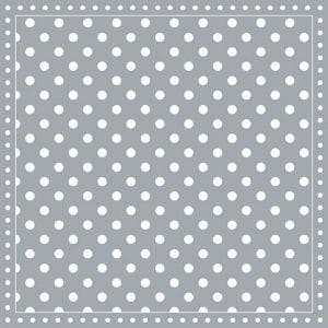 German Decoupage Napkins (5 pcs) - Stripes Dots Grey