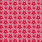 German Decoupage Napkins (5 pcs)  - Hearts Red (133125311)