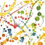 German Decoupage Napkins (5 pcs)  - Splash Mix