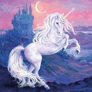German Decoupage Napkins (5 pcs) - Fantasy Unicorn (13314035)