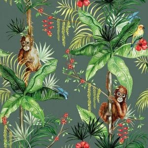 German Decoupage Napkins (5 pcs) - Tropical Green (13314220)
