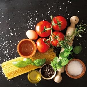 German Decoupage Napkins (5 pcs) - Italian Food