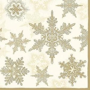 German Decoupage Napkins (5 pcs) - Snowflakes