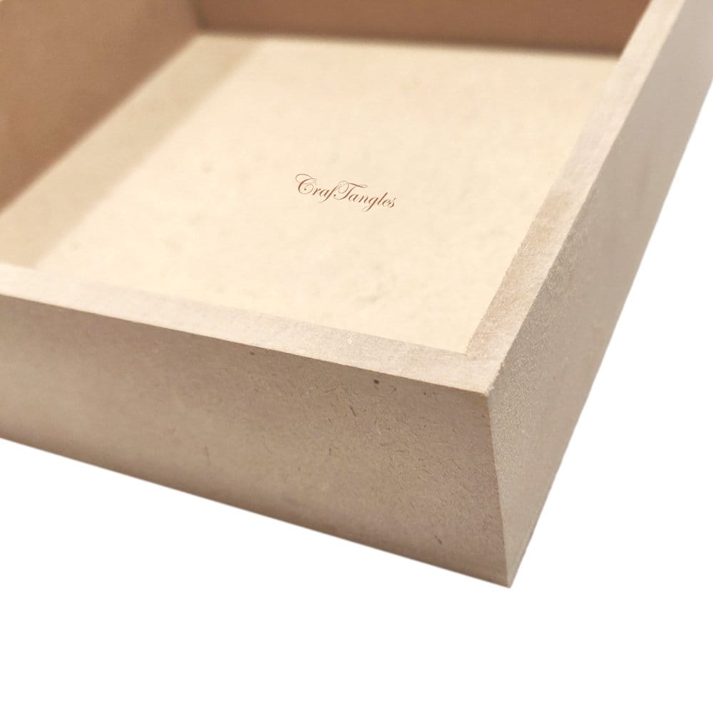 CrafTangles MDF Tray or Shadow Box (8.5 by 8.5 inches) 6x6 MDF Tray No handle 2 6x6-MDF-Tray-No-handle-2