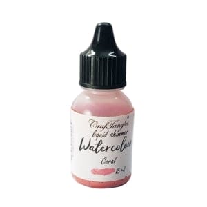 CrafTangles Liquid Shimmer Watercolor (15 ml) - Coral