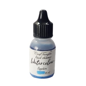 CrafTangles Liquid Shimmer Watercolor (15 ml) - Sapphire