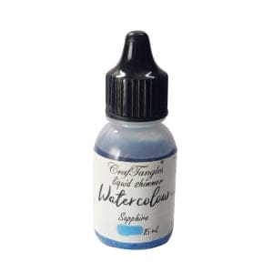 CrafTangles Liquid Shimmer Watercolor (15 ml) - Sapphire