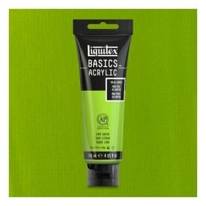 Liquitex Basics Acrylic Paint - Lime Green (118ML)