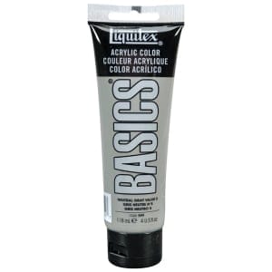 Liquitex Basics Acrylic Paint - Neutral Grey (118ML)