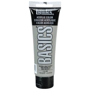Liquitex Basics Acrylic Paint - Neutral Grey (118ML)
