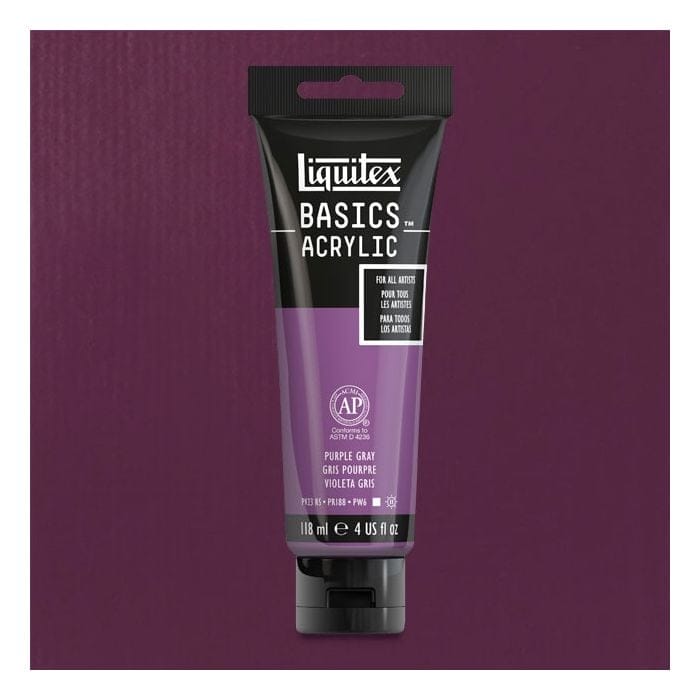 Liquitex Basics Acrylic Paint - Purple Grey(118ML) Liquitex Basics Acrylic Paint - Purple Grey(118ML)